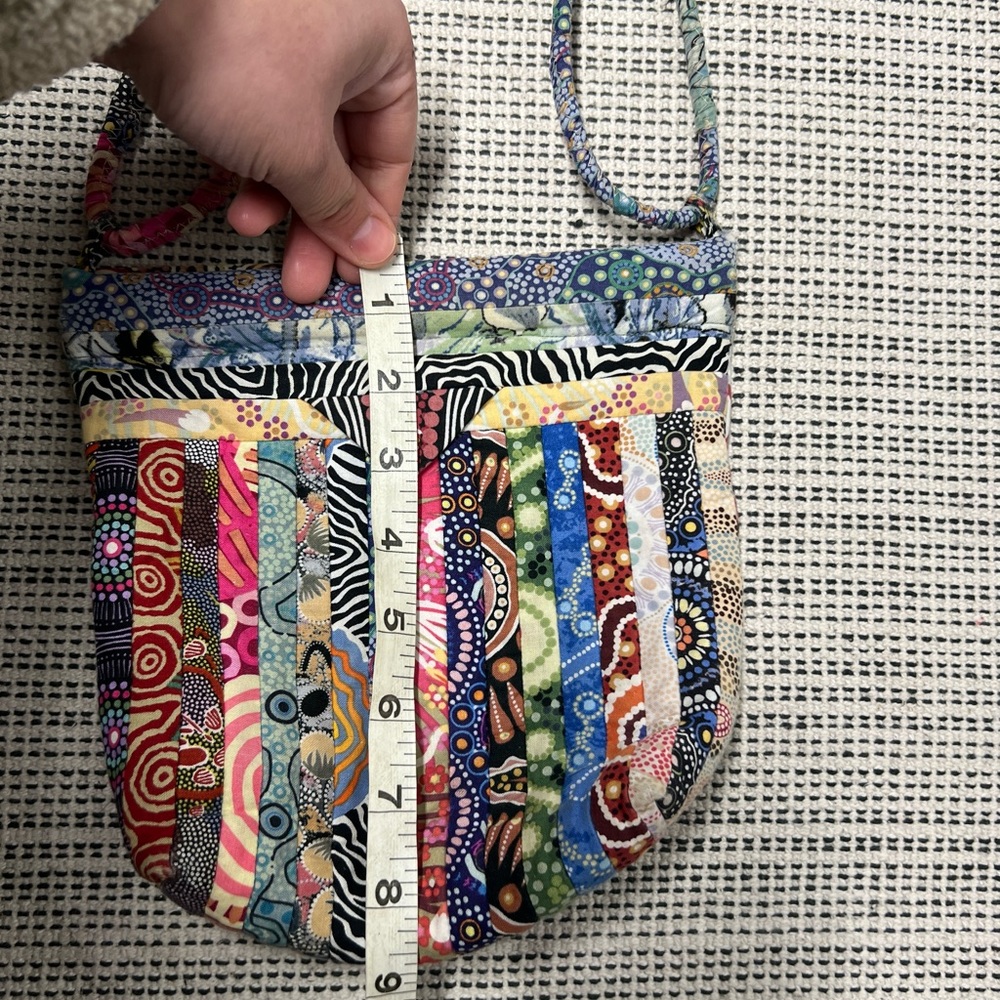 Multicolored Patchwork Quilted Printed Cottage Co… - image 3